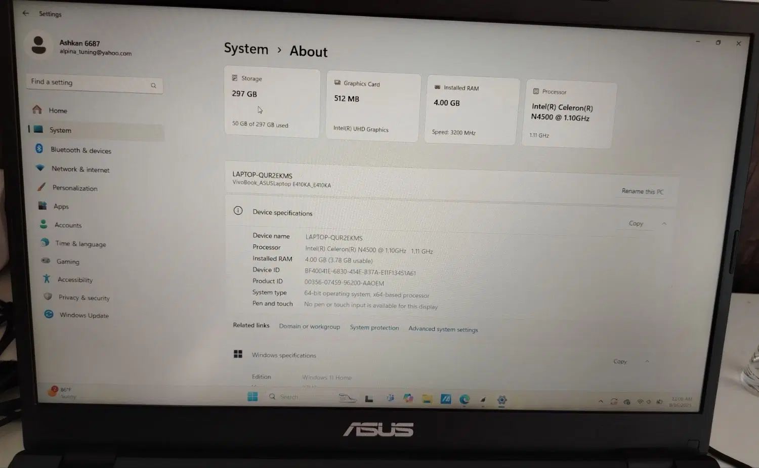 لپتاپ ایسوس.Vivobook Go 14|رایانه همراه|مشهد, صیاد شیرازی|دیوار