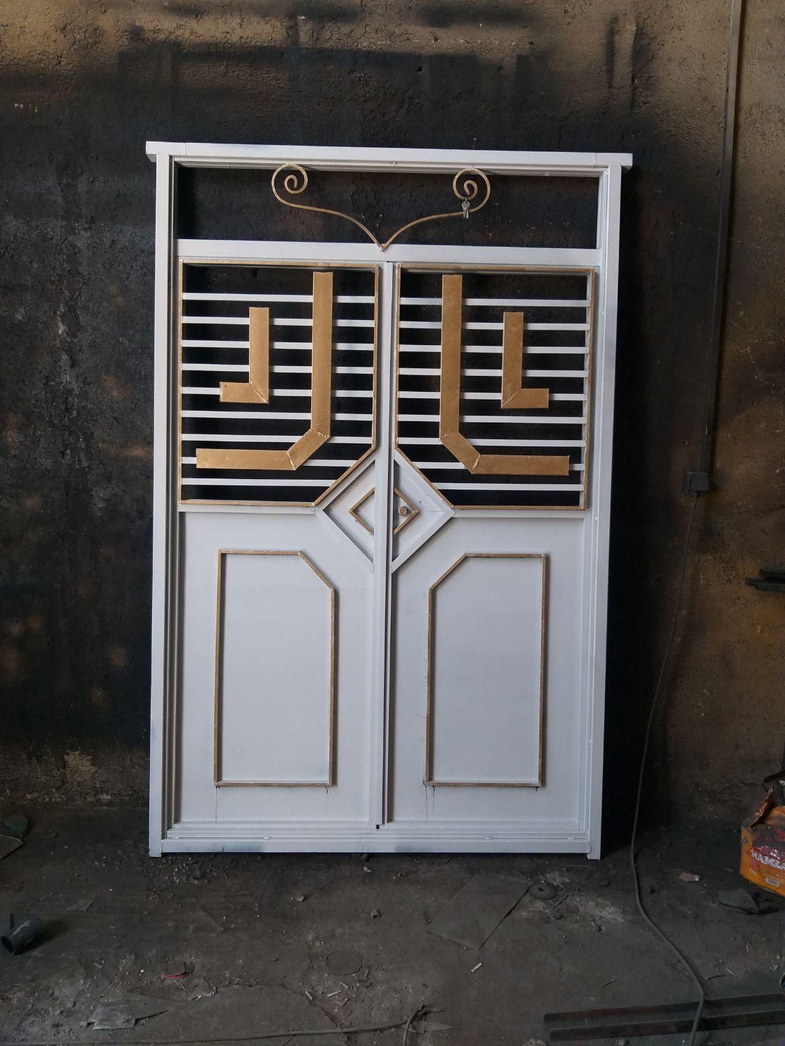 درب حیاط آهنی سنگین دو لنگه|مصالح و تجهیزات ساختمان|تبریز, |دیوار