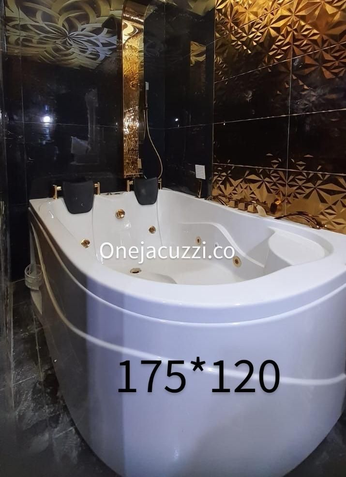 جکوزی وان ۲-۳-۴نفره سفید مشکی کامپوزیت اکریلیک|لوازم حمام|ورامین, |دیوار