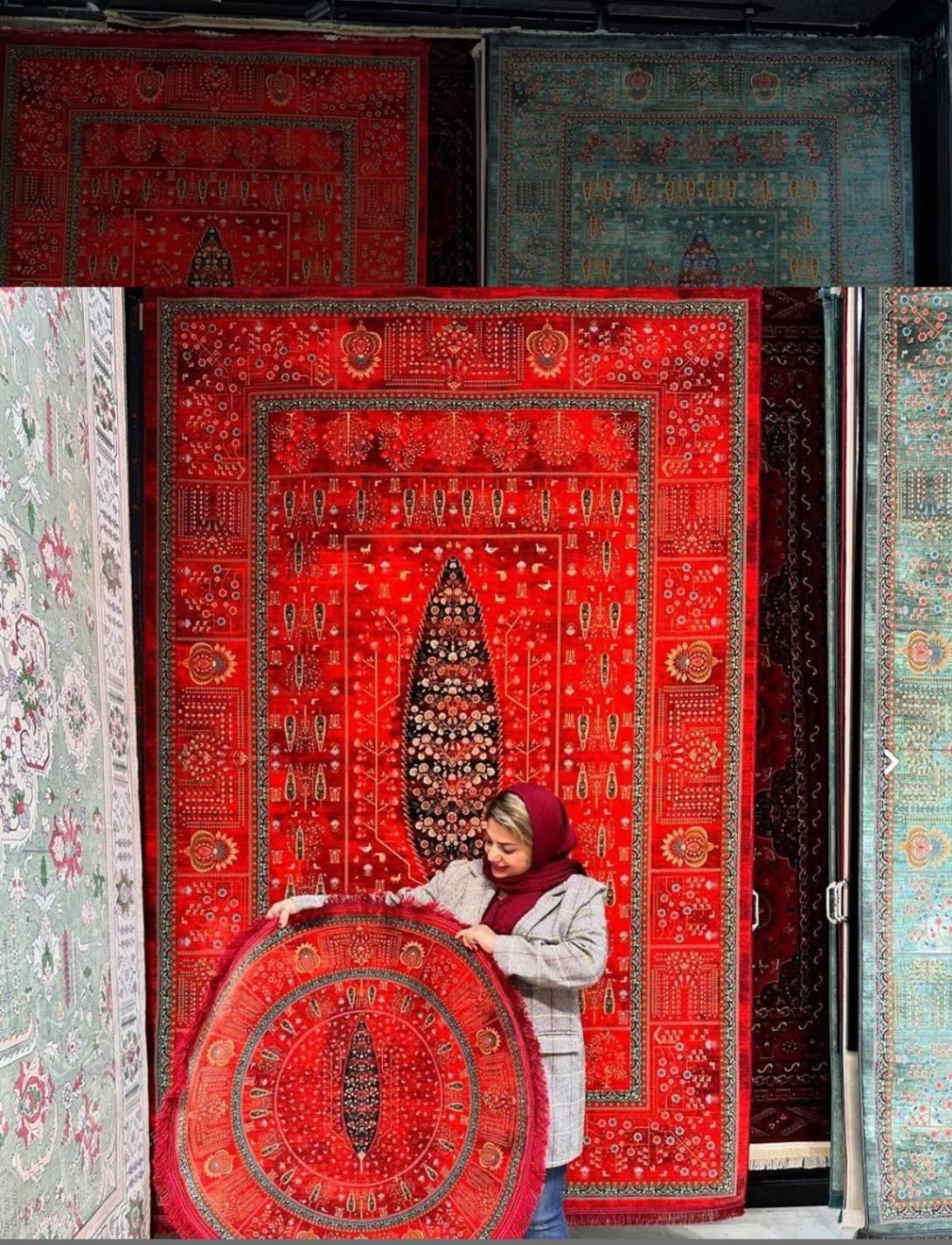 فرش ستاره طلایی مشهد ۱۲۰۰ شانه ۶،۹،۱۲متری|فرش|شیراز, شهرک سراج‎|دیوار