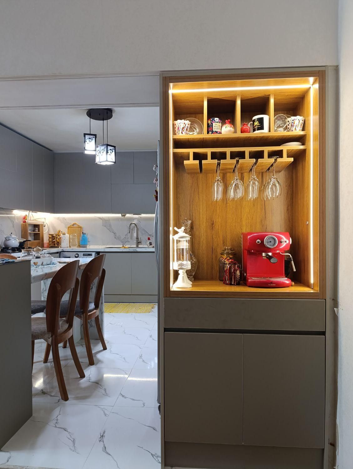 کابینت مدرن / سوپر مات antifinger|مصالح و تجهیزات ساختمان|اندیشه, اندیشه فاز ۴|دیوار