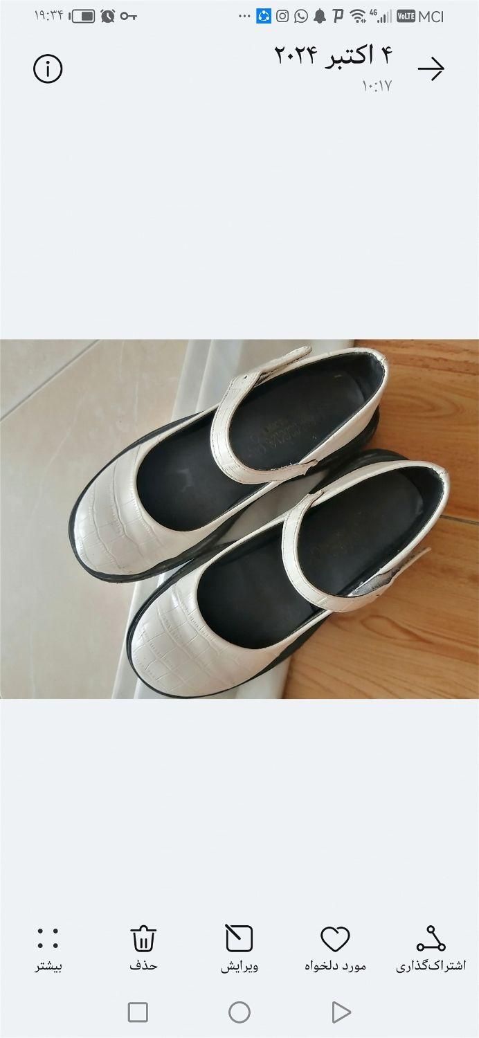 کفش دخترانه در حد نو سایز 36|کیف، کفش، کمربند|قم, شهرک قدس|دیوار