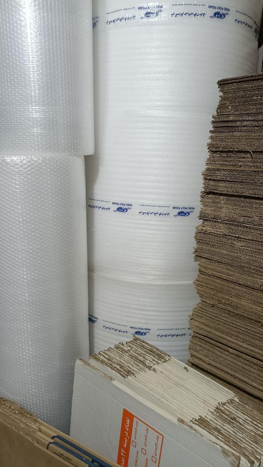 فوم/پلاستیک ضربه گیر کارتن سازی|عمده‌فروشی|مشهد, اقبال|دیوار