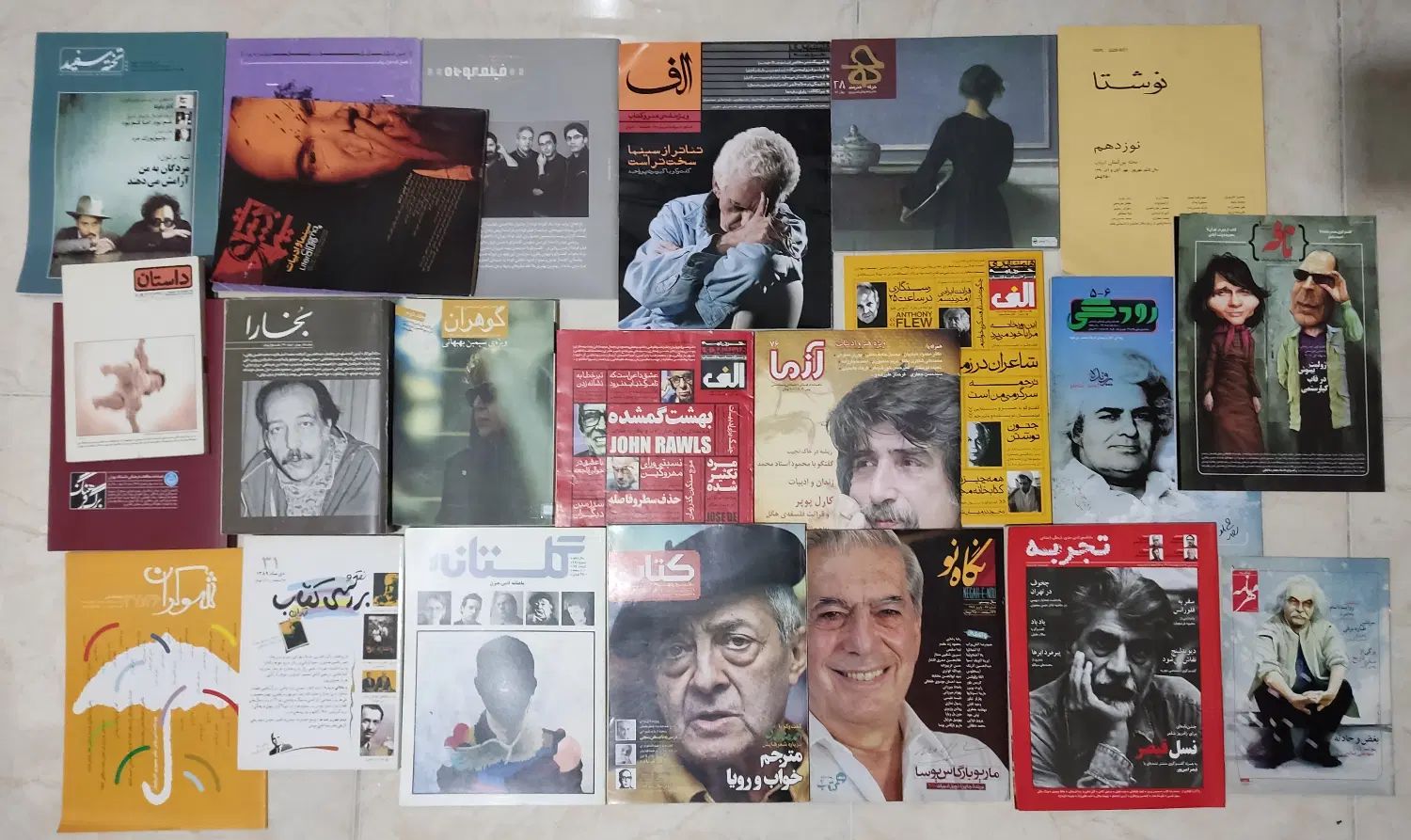 250 عدد آرشیو مجلات ادبی فرهنگی هنری بسیار ارزنده|مجلات|تهران, صادقیه|دیوار