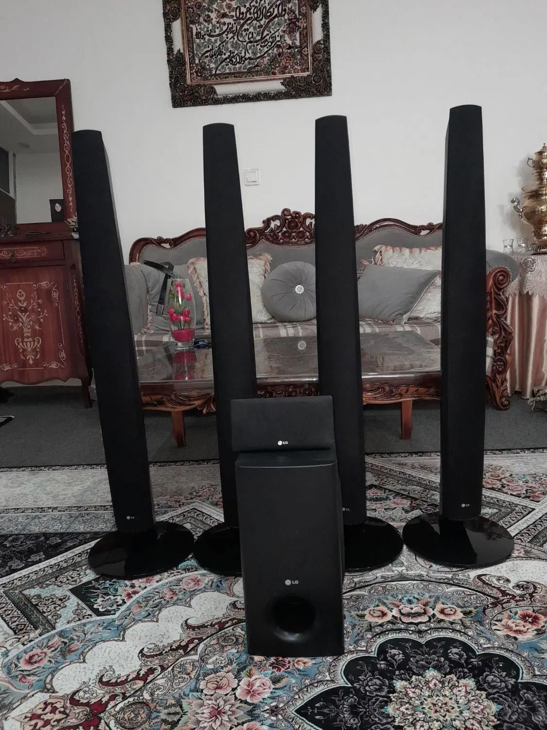 چهار عدد باند ایستاده ای ال‌جی سالم سالم|سیستم صوتی خانگی|کرج, بنیاد|دیوار