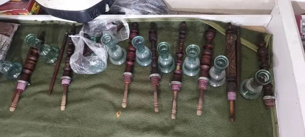 تعدادی قلیان وگاز3شعله تمام استیل درحد نو سماور|صنایع دستی و سایر لوازم تزئینی|مشهد, شاهد (شهرک غرب)|دیوار