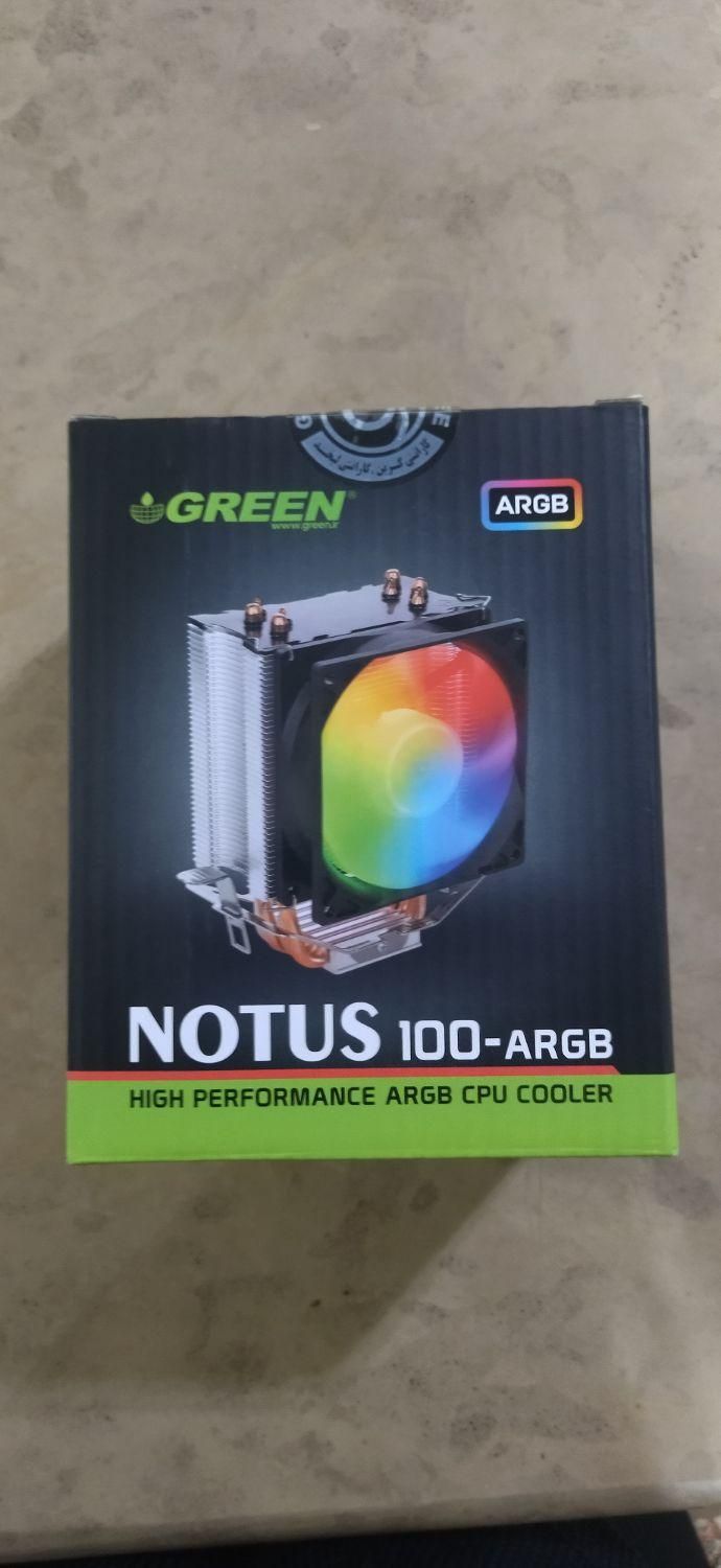 فن خنک کننده cpu green argb|قطعات و لوازم جانبی رایانه|تبریز, |دیوار
