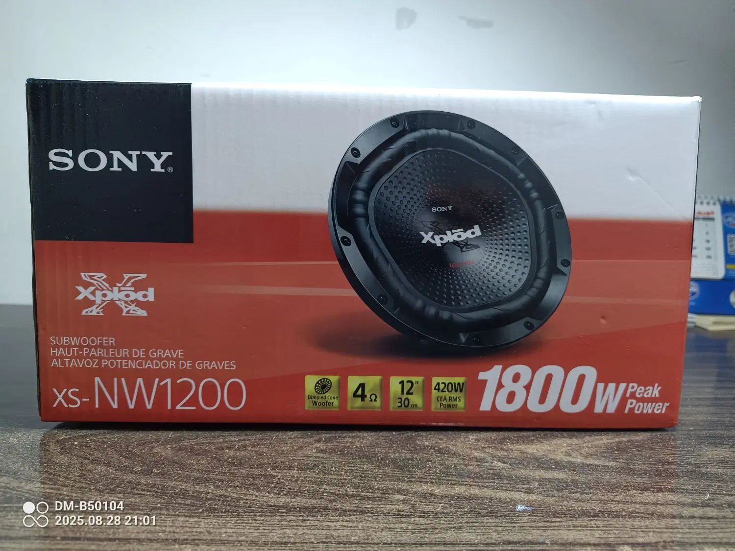 ساب ووفر سونی SONY XS-NW1200|صوتی و تصویری|کرج, بنیاد|دیوار
