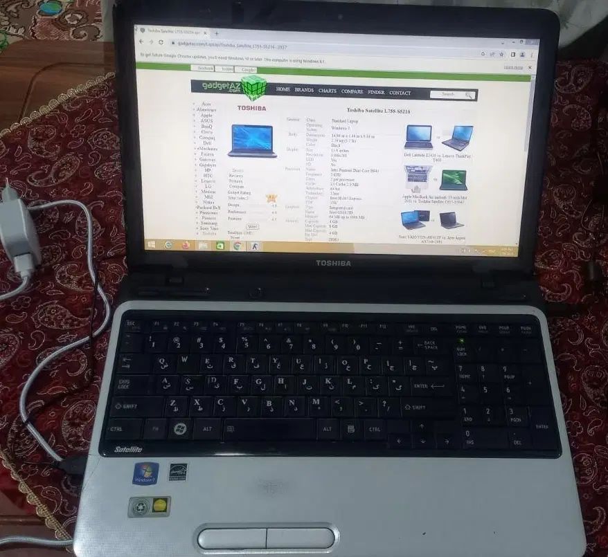 لپ تاپ توشیبا مدل L755-S5216|رایانه همراه|مشهد, شهید قربانی|دیوار