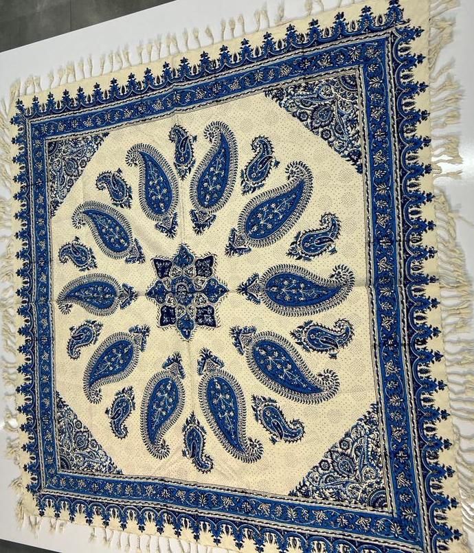 قلمکاری اصفهان سفره سنتی|پرده، رانر، رومیزی|شاهینشهر, عطار|دیوار