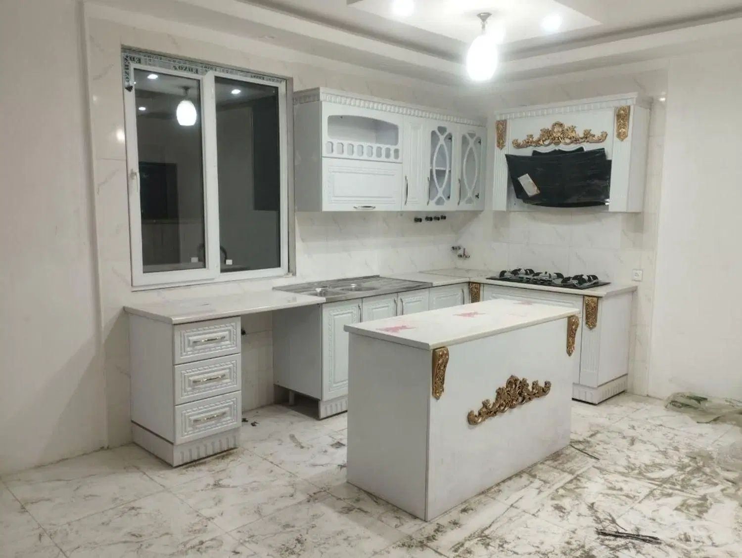 یکتا کابینت/بدنه ام دی اف روکش وکیوم/طرح نو کد347|مصالح و تجهیزات ساختمان|بندرعباس, |دیوار