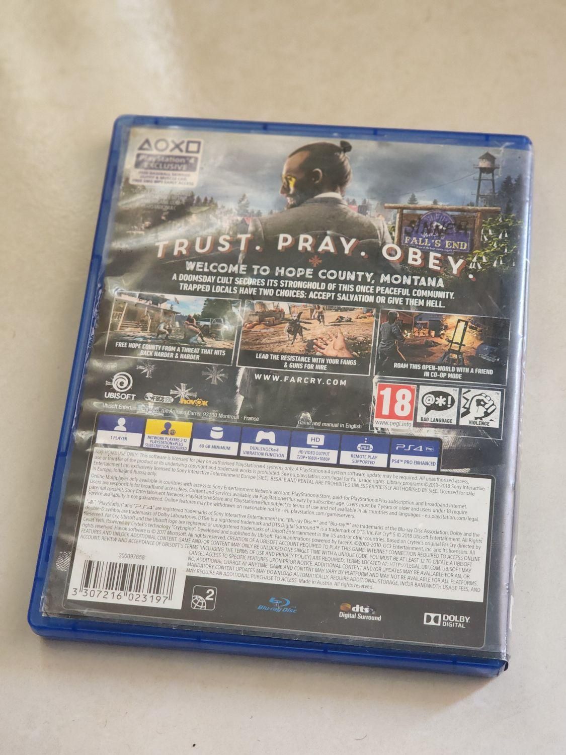 بازی ps4 فارکرای ۵ farcry5|کنسول، بازی ویدئویی و آنلاین|تهران, صادقیه|دیوار