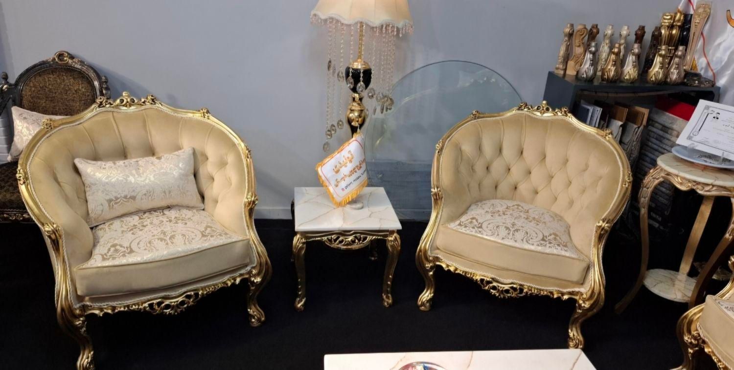 مبلمان کلاسیک استیل زمرد سلطنتی 7نفره مبلمان راحتی|مبلمان خانگی و میز عسلی|تهران, یافت آباد جنوبی|دیوار