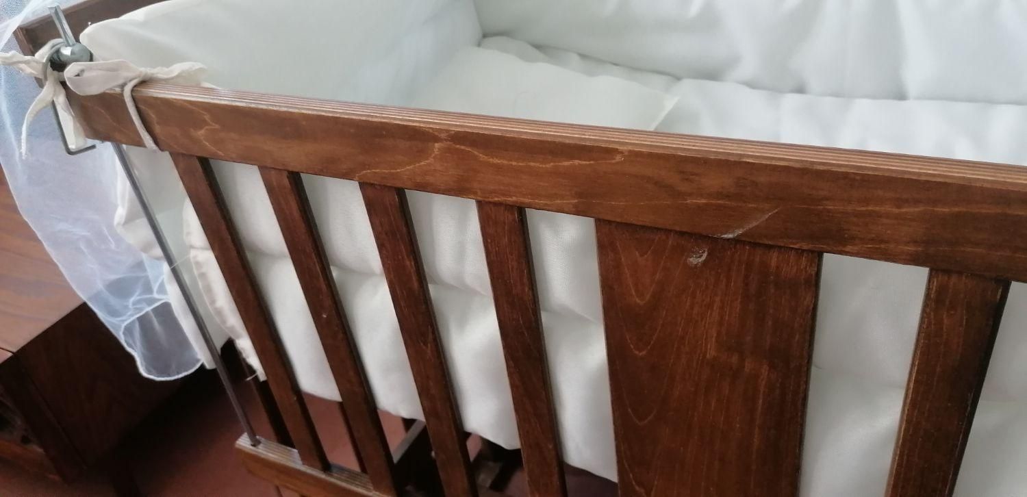 تخت کنار مادر گهواره شو|تخت و صندلی بچه|کرمانشاه, |دیوار