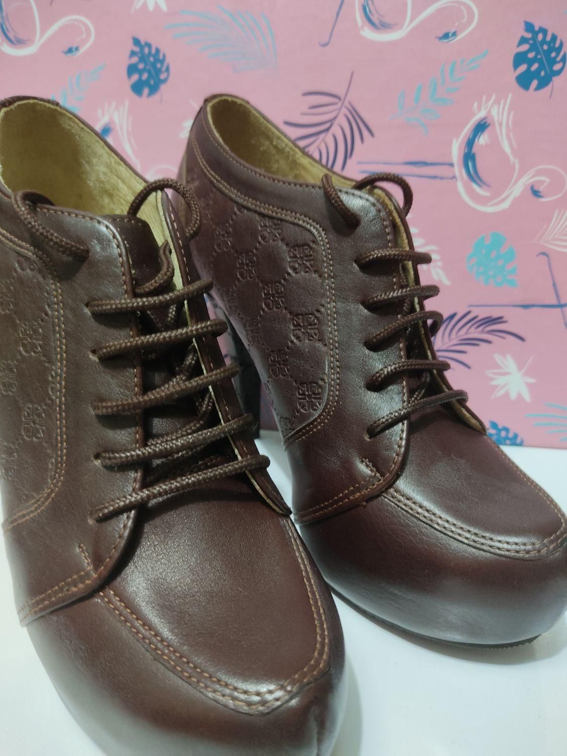 نیم بوت چرم اصل۳۸|کیف، کفش، کمربند|آستانه اشرفیه, |دیوار