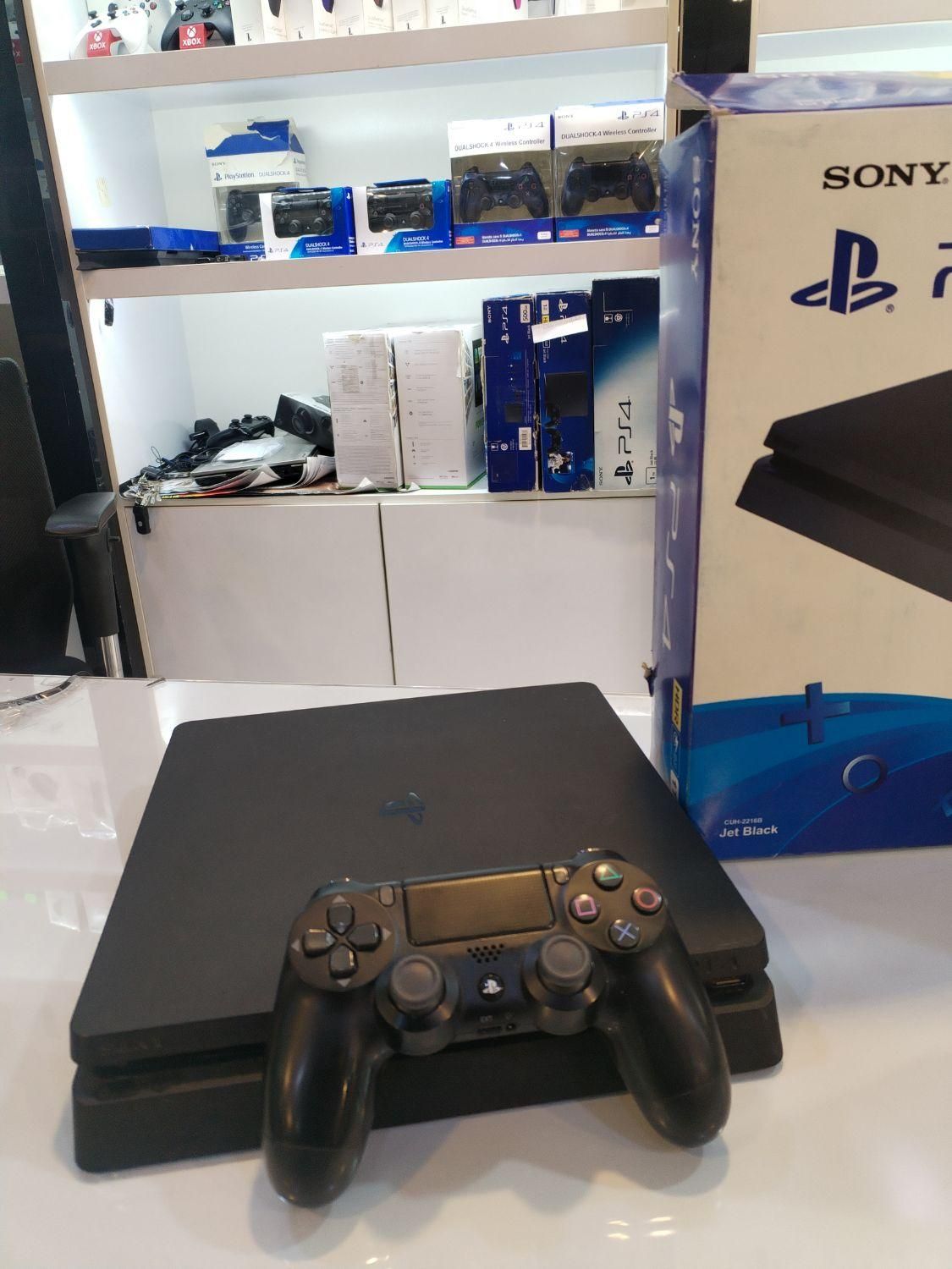 ps4 slim 500 پی اس 4 اسلیم پونصد فول بازی جدید|کنسول، بازی ویدئویی و آنلاین|ساوه, |دیوار