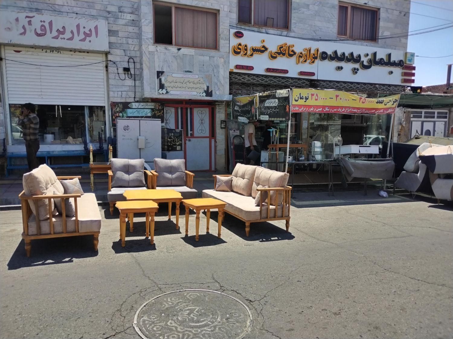 مبل ساحلی 8نفره|مبلمان خانگی و میز عسلی|بیرجند, |دیوار