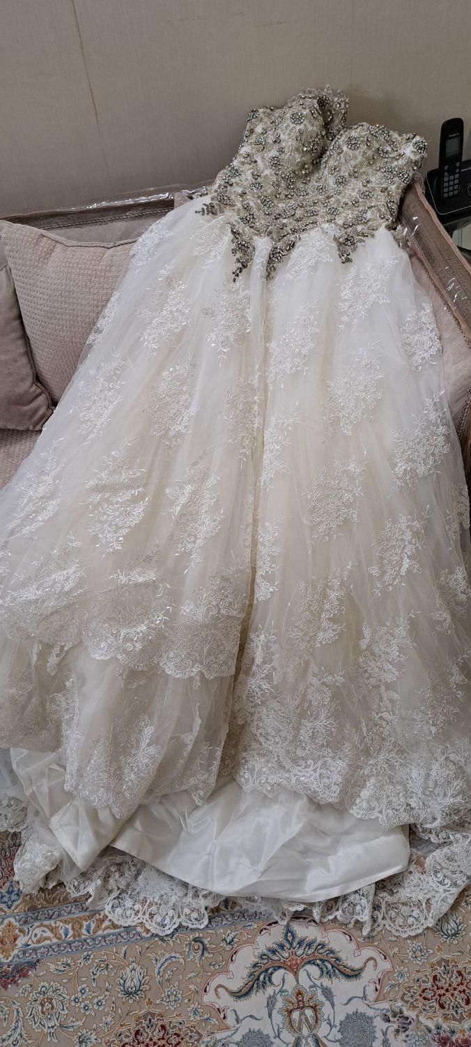 لباس عروس سایز ۴۴ تا ۴۶|لباس|رباطکریم, رباطکریم|دیوار