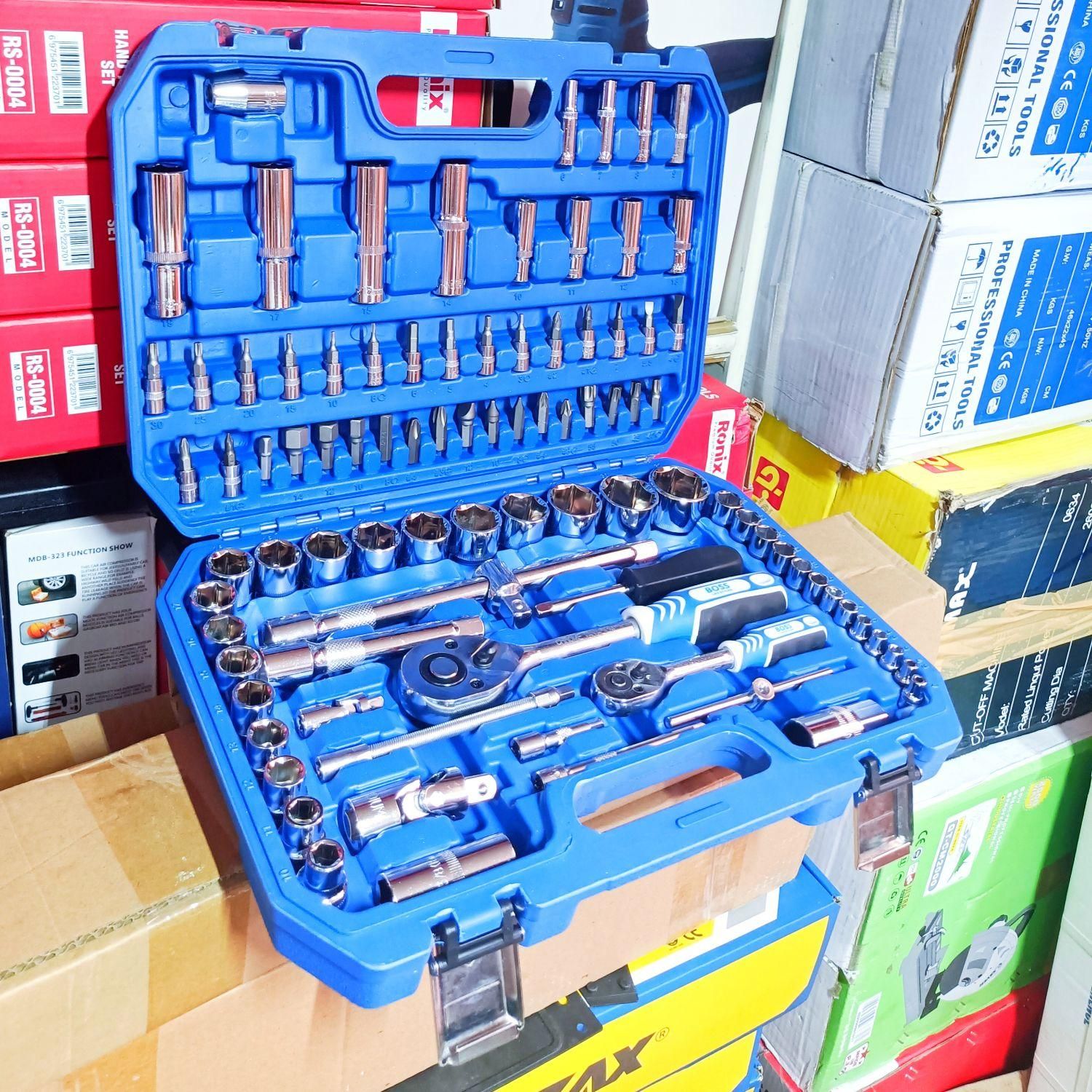 جعبه ابزار و بکس 94 پارچ باس|ابزارآلات|شیراز, شهرک گلستان|دیوار