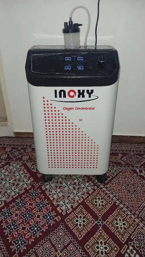 اکسیژن ساز آینوکسی ده لیتری در حد نو بدون صدا|آرایشی، بهداشتی، درمانی|تهران, تهران‌نو|دیوار