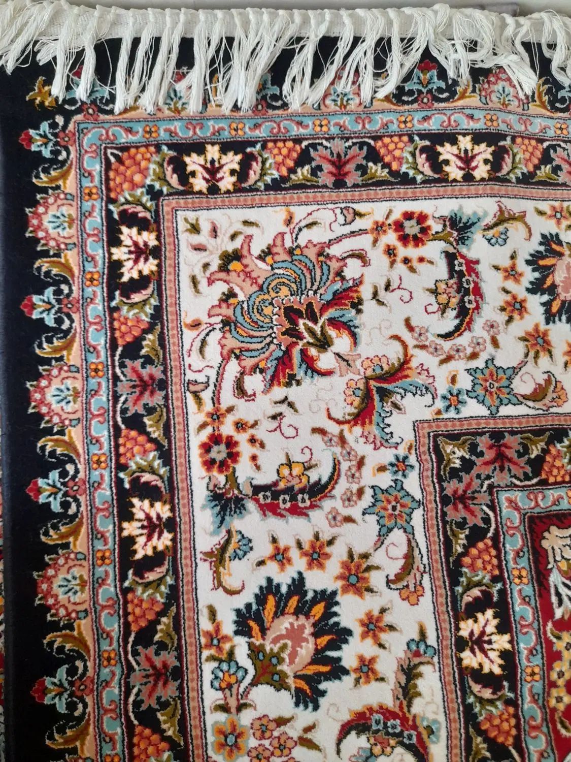 یک جفت فرش طرح دستباف مولوی(کاشان) درجه یک|فرش|اصفهان, عمان سامانی|دیوار