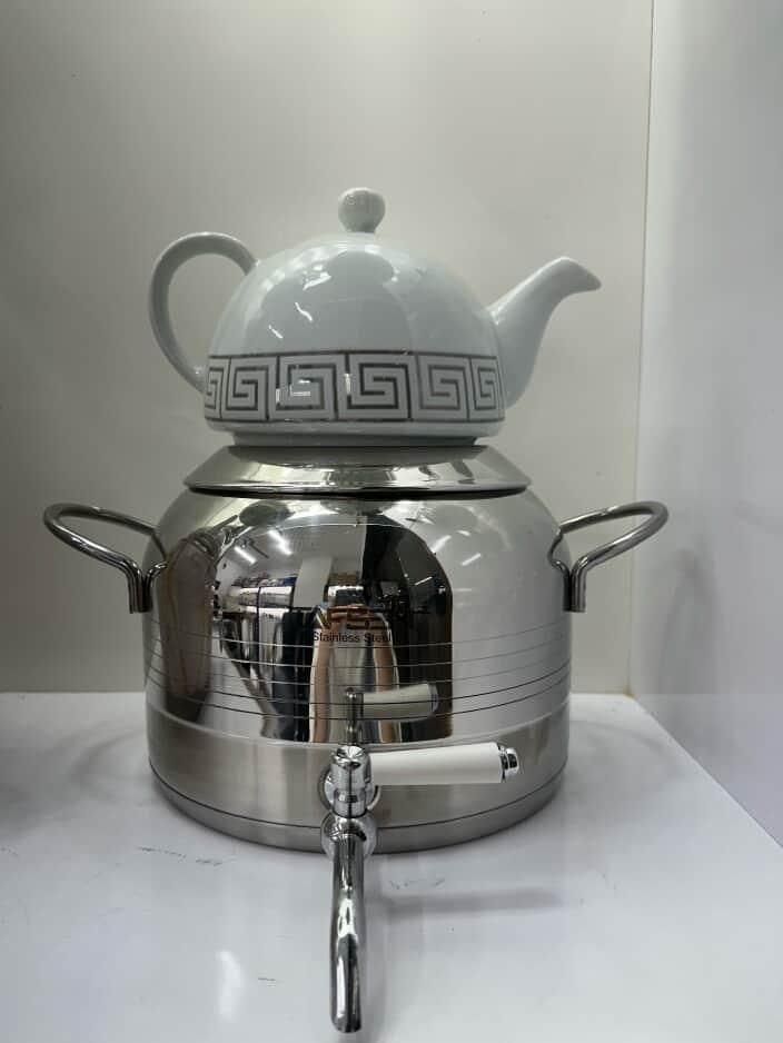 ست کتری و قوری کف چدن طرح ترک|قوری، کتری، قهوه‌ساز دستی|تهران, شوش|دیوار