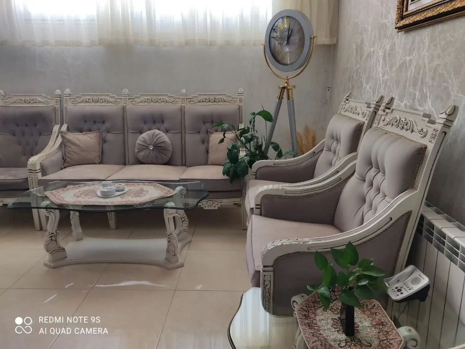 مبل چوب راش 9 نفره|مبلمان خانگی و میز عسلی|اصفهان, کوجان|دیوار