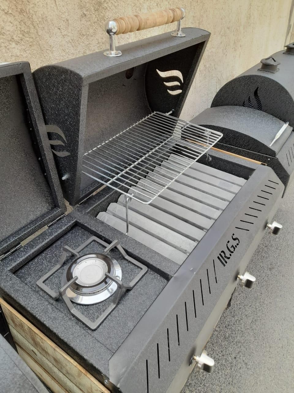 باربیکیو با پلو پز ساده و زیر کابینتی/کباب پز|اجاق گاز و لوازم برقی پختوپز|کیش, |دیوار