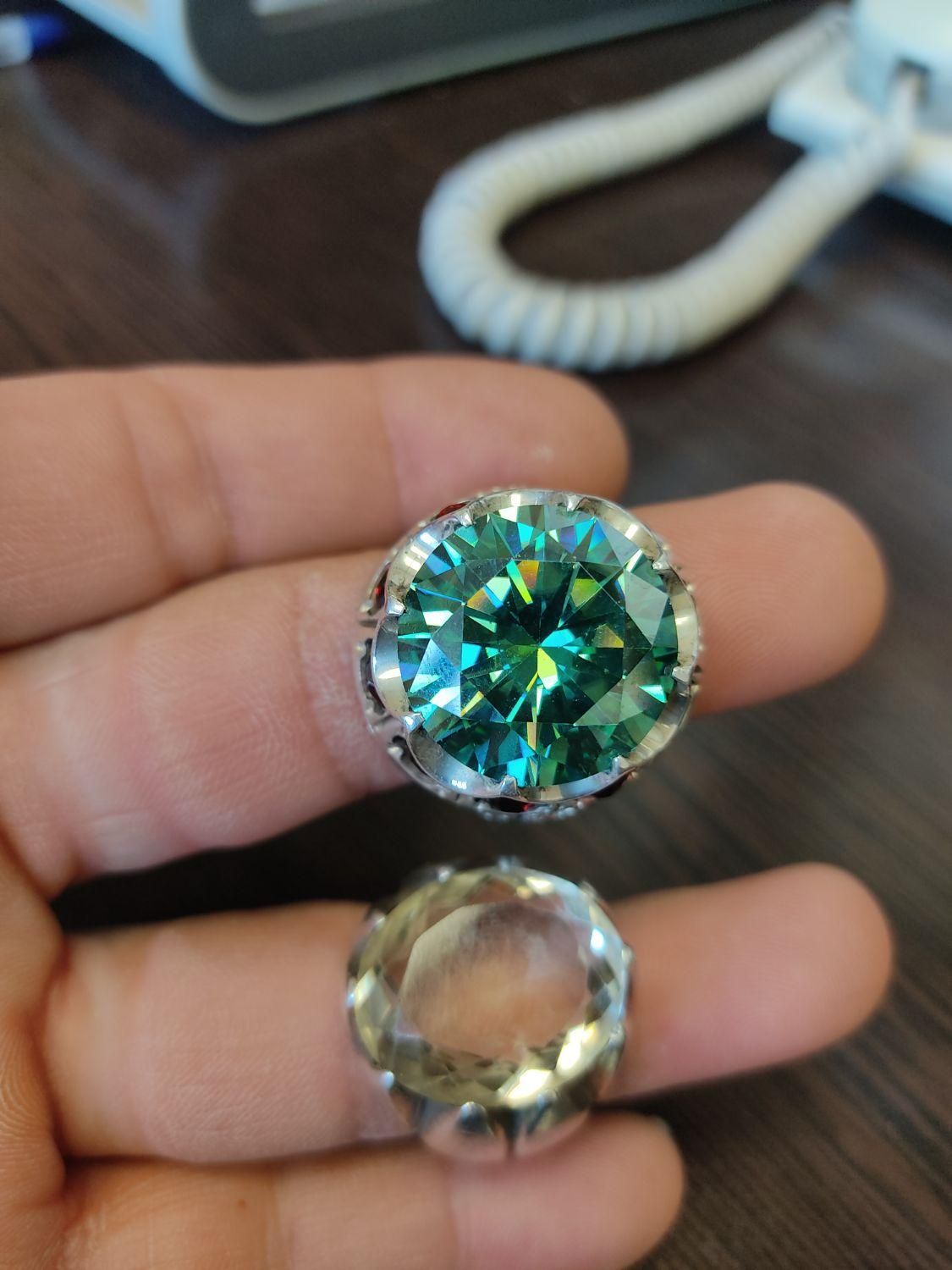 انگشتر موزانایت/سیترین|جواهرات|تهران, جوادیه|دیوار