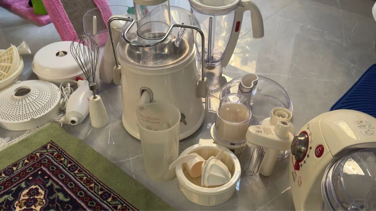 غذاساز و آبمیوه‌گیری مولینکس ۲ دستگاه نو|خردکن، آسیاب، غذاساز|تهران, ونک|دیوار