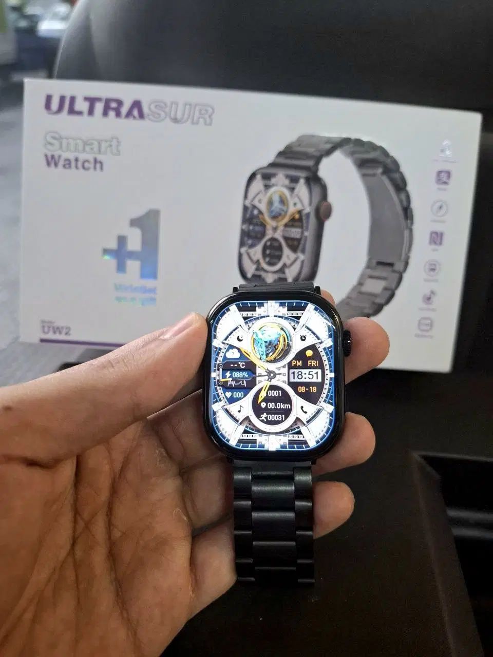 اسمارت واچ برند ultrasur نو صفحه نمایش کیفیت بالا|ساعت|رشت, رودبارتان|دیوار