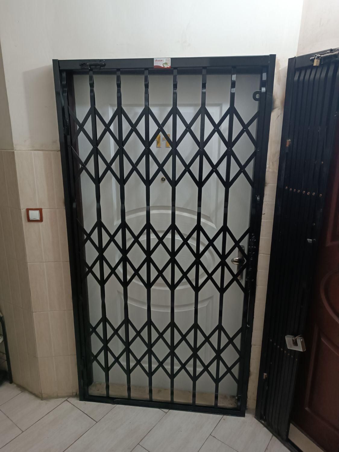 حفاظ آکاردئونی درب ضدسرقت|مصالح و تجهیزات ساختمان|گرمدره, |دیوار