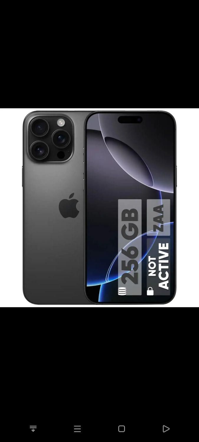 اپل iPhone 16 Pro Max با حافظهٔ ۲۵۶ گیگابایت|موبایل|ساری, |دیوار