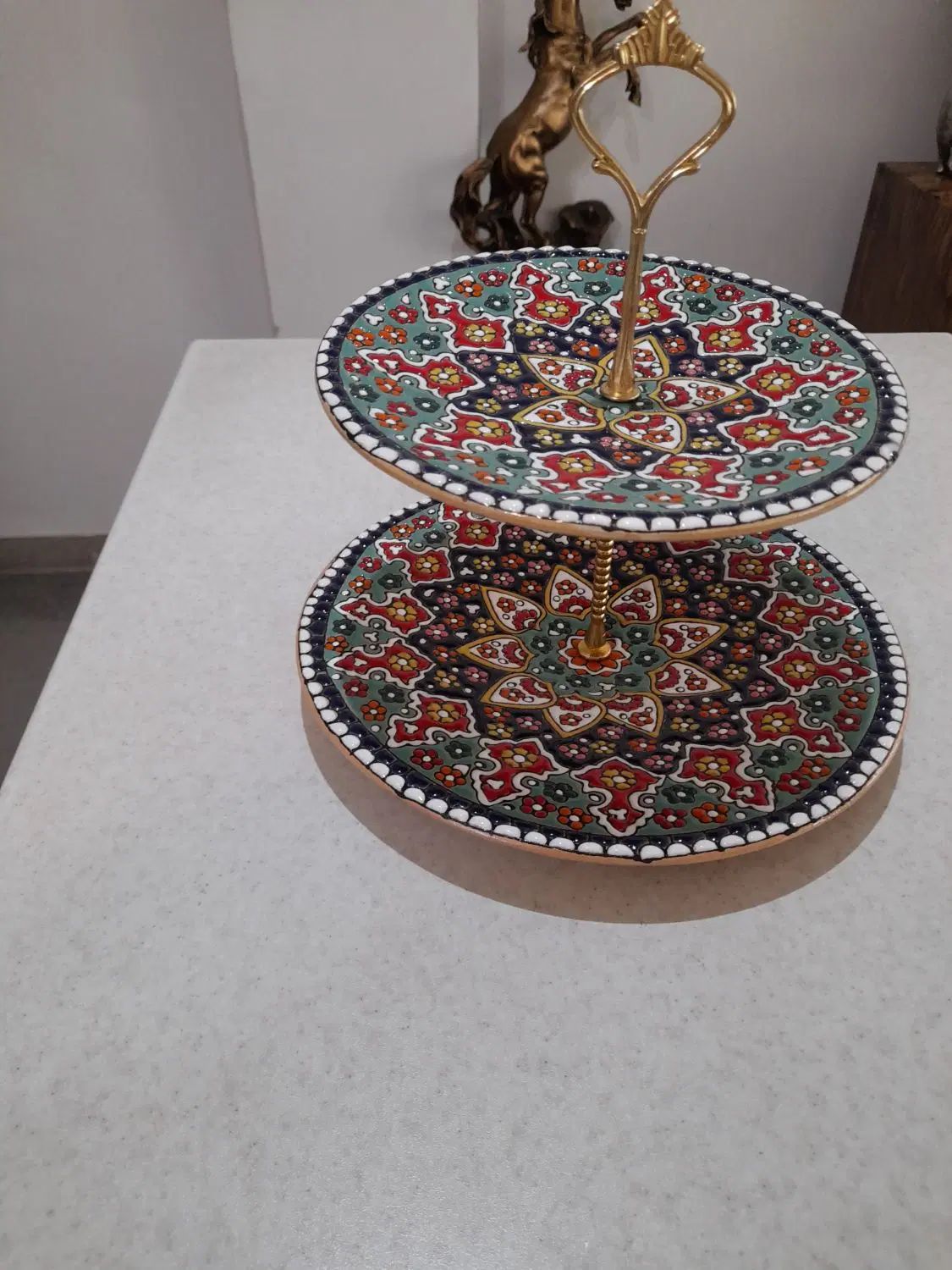 شیرینی خوری، شکلات خوری ۳تکه پرنده و یک گلدان|ظروف سرو و پذیرایی|اندیشه, شهرک کوثر|دیوار