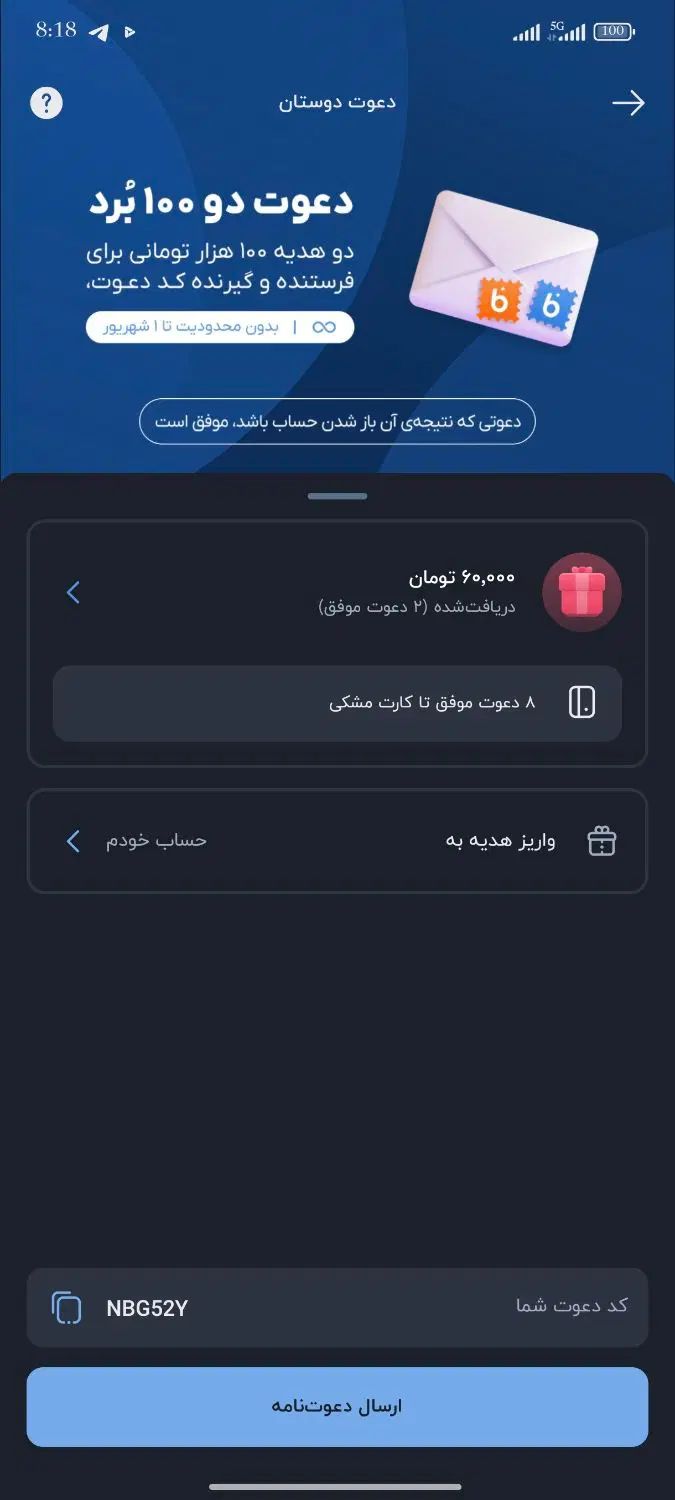 بلو بانک|کارت هدیه و تخفیف|مشهد, اروند|دیوار