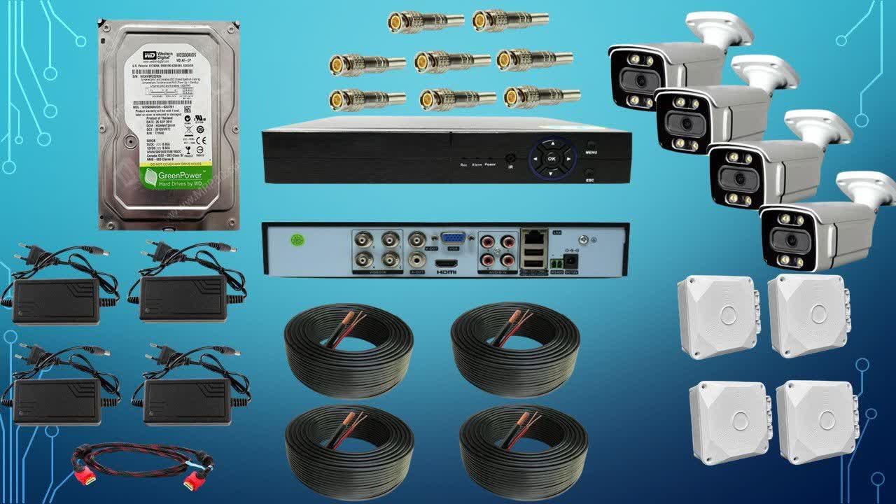 پک قیمت مناسب باکیفیت دوربین مداربسته درجه۱|دوربین مداربسته|قم, نیروگاه|دیوار