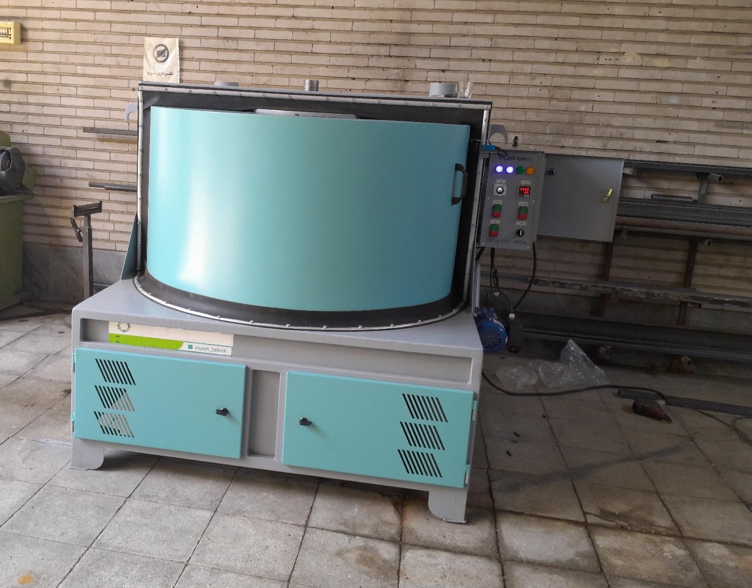 دستگاه موتور شویی قطعه سیلندر استیل سایز 120 شور|ماشینآلات صنعتی|اراک, |دیوار