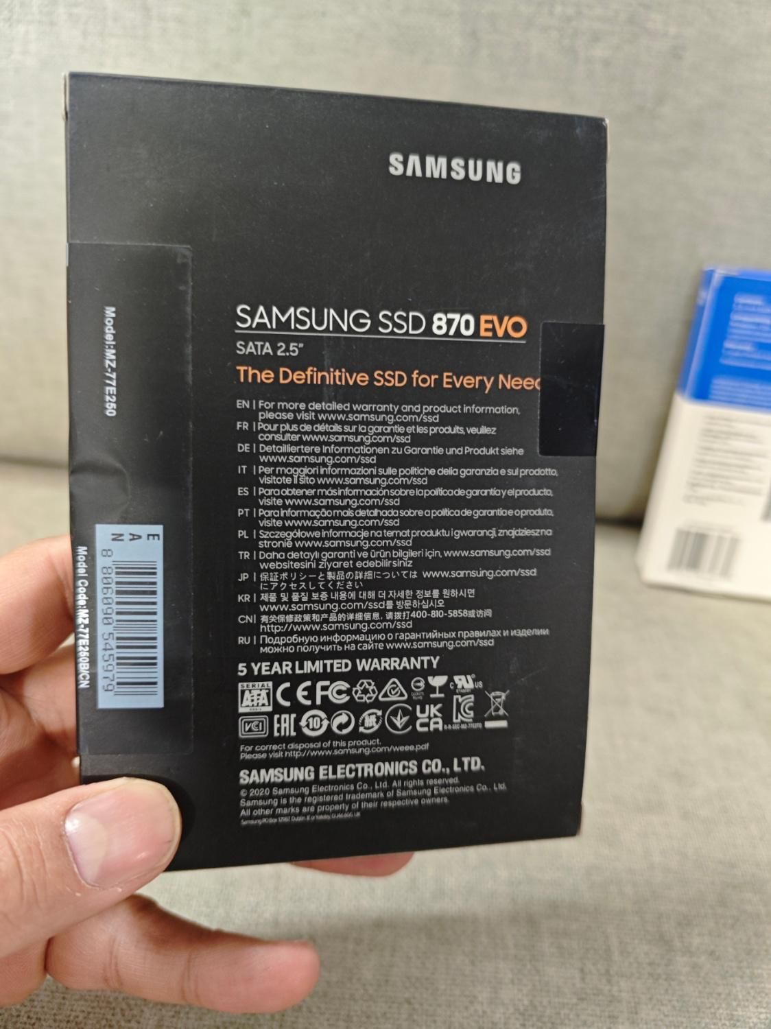 هارد اس اس دی سامسونگ Samsung Evo 870 250GB SSD|قطعات و لوازم جانبی رایانه|کرج, گلشهر|دیوار