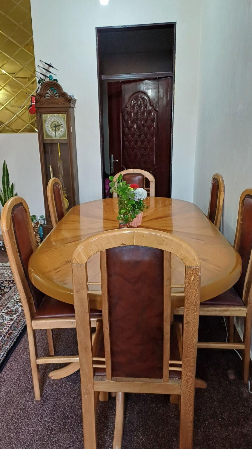 میز غذاخوری چوب روس|میز و صندلی غذاخوری|آبادان, |دیوار