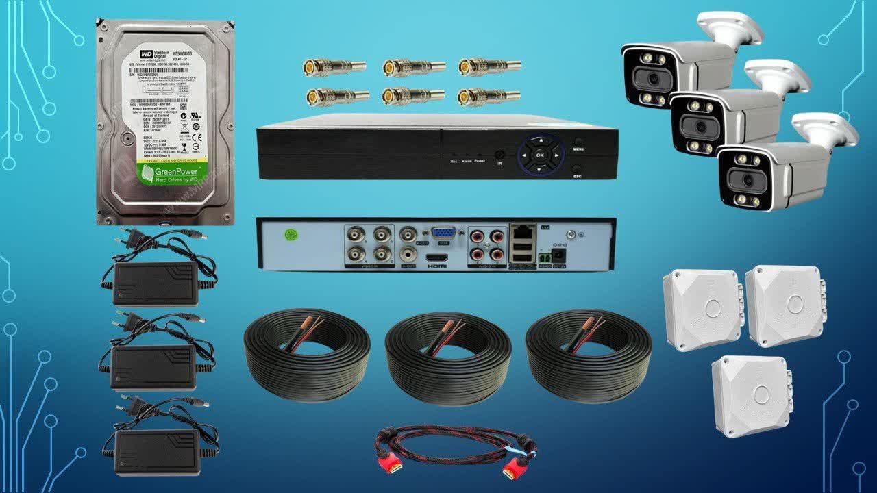 پک قیمت مناسب باکیفیت دوربین مداربسته درجه۱|دوربین مداربسته|قم, نیروگاه|دیوار