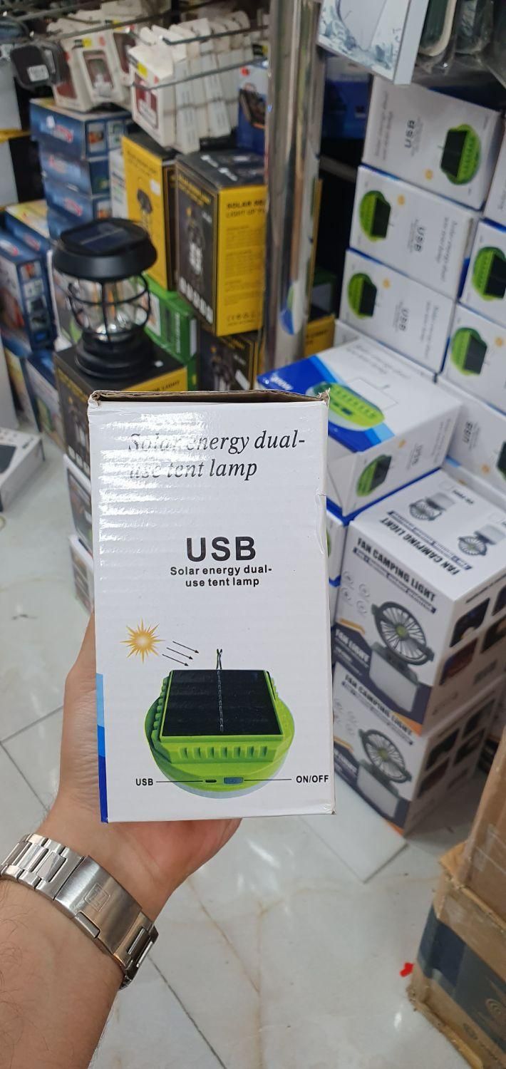 چراغ لامپ شارژی خورشیدی اویز ۳۰۰وات|لامپ و چراغ|گرگان, |دیوار