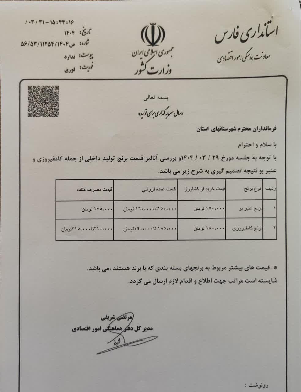 گران نخرید ،عنبربو و کامفیروز  قیمت جهاد کشاورزی|خوردنی و آشامیدنی|اصفهان, لنبان|دیوار