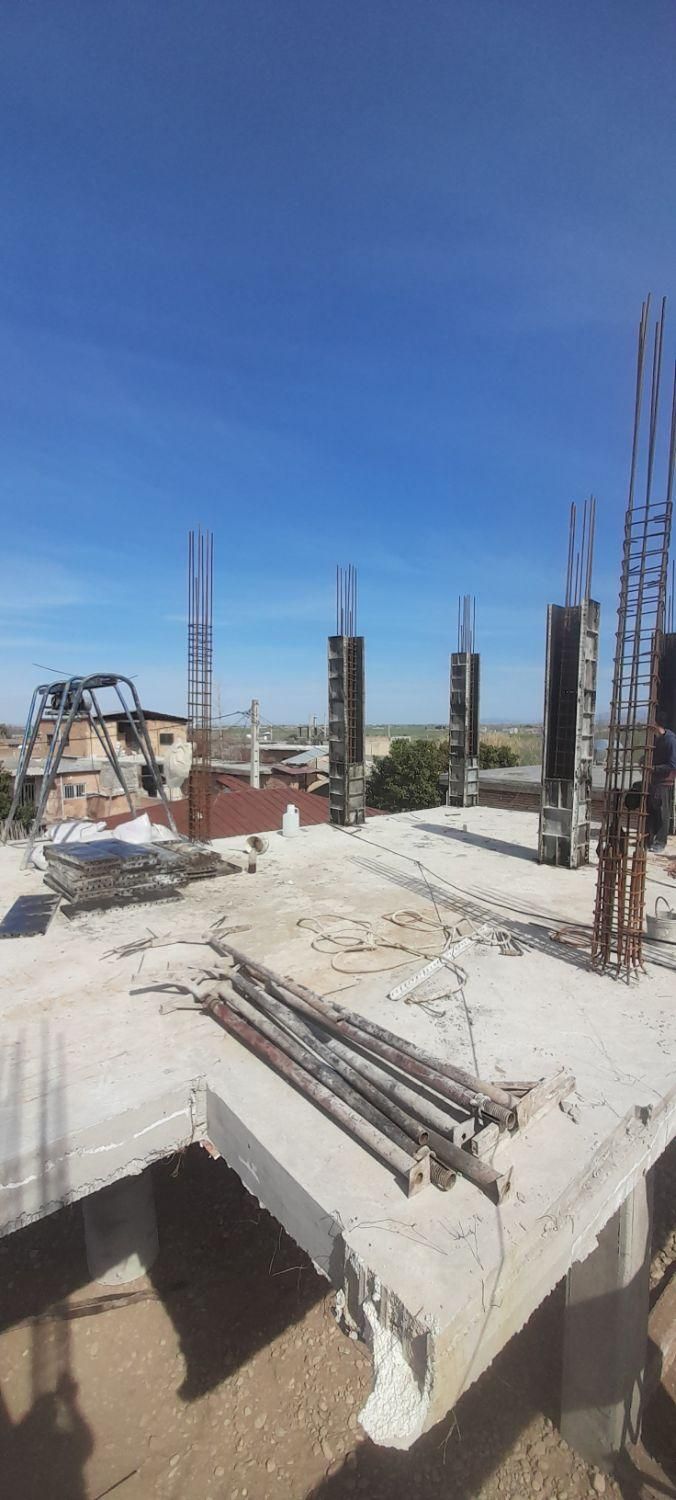 ساختمان اسکلت بتن آرماتوربندی|خدمات پیشه و مهارت|آزادشهر, |دیوار