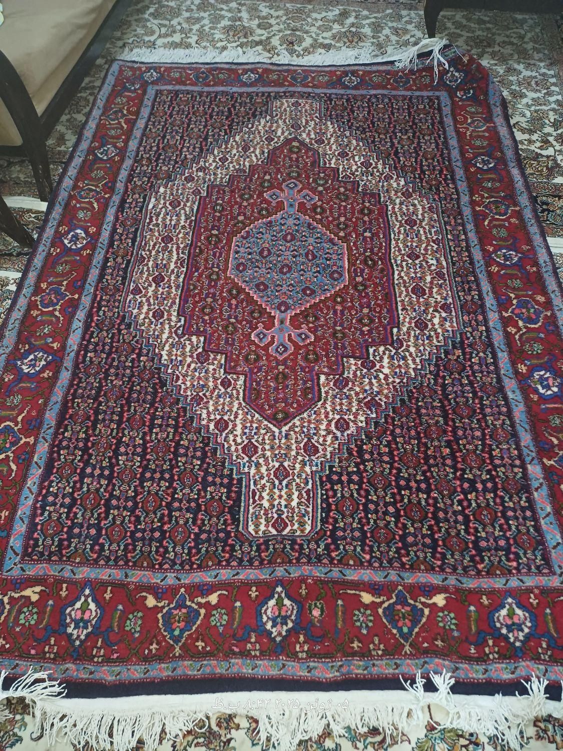 فرش کلاه فرنگ پرده ای|فرش|سنندج, |دیوار