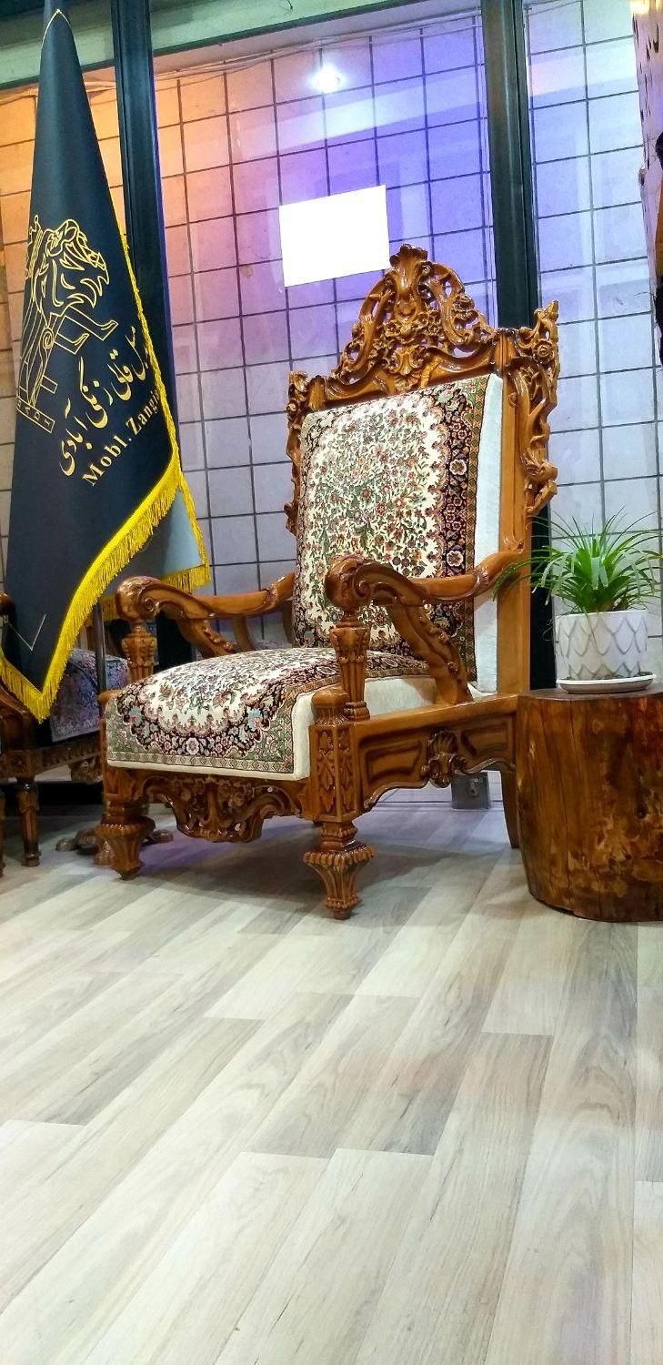 مبل قالی مدل عقیق (مبل قالی زنگی ابادی)|مبلمان خانگی و میز عسلی|کرمان, |دیوار