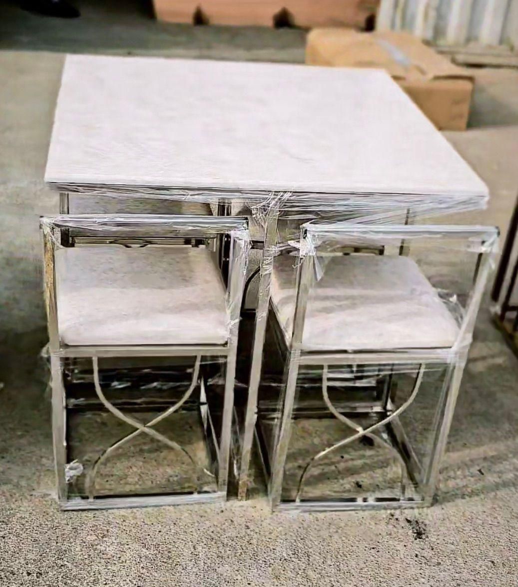 میز غذا خوری فلزی آبکاری فورتیکی وچوبی روس *|میز و صندلی غذاخوری|ارومیه, |دیوار