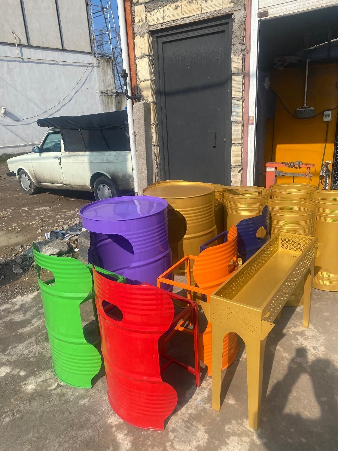 رنگ کوره ای الکترواستاتیک رشت|خدمات پیشه و مهارت|رشت, نظری|دیوار