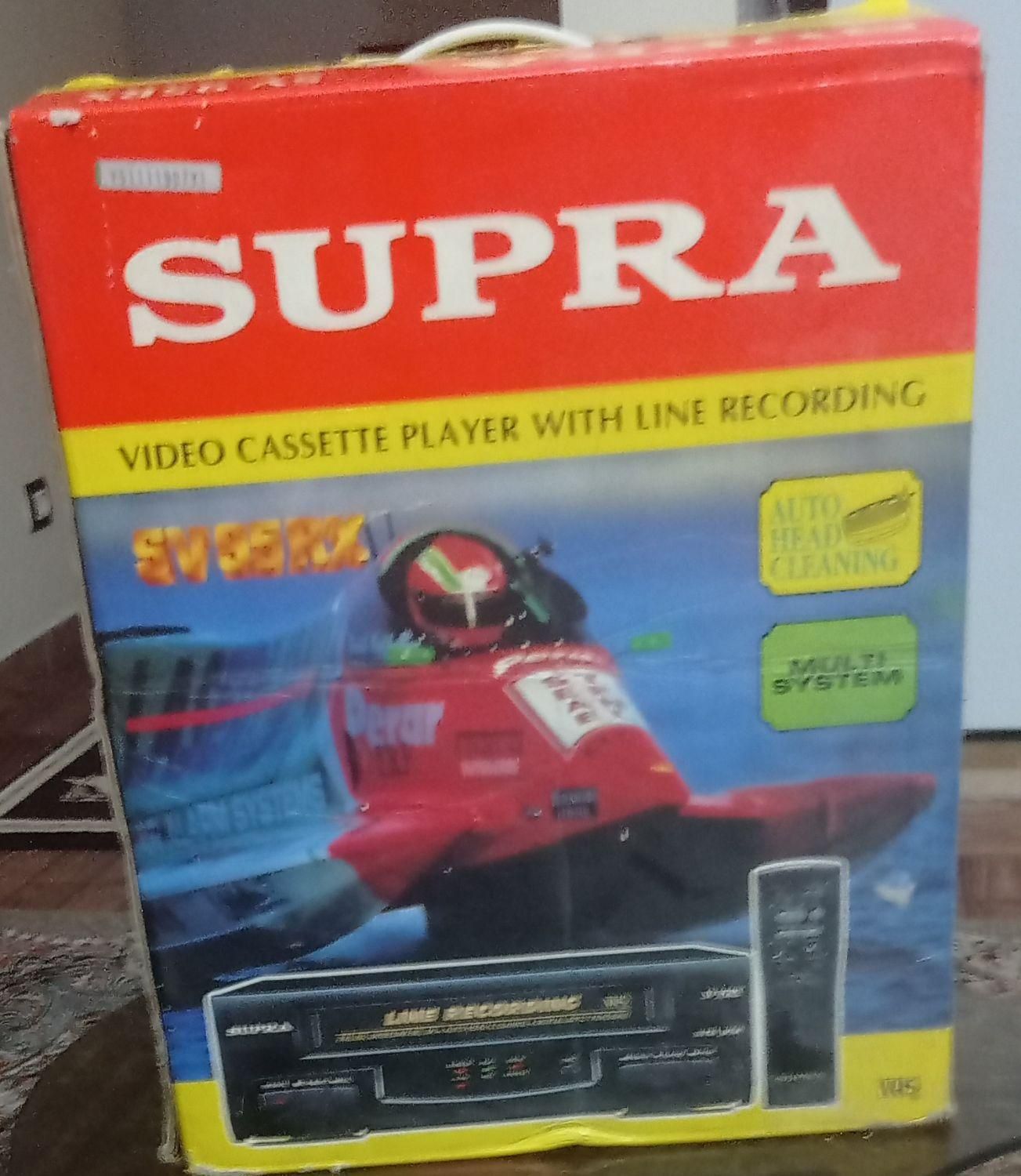 ویدیو  کاست سوپرا ژاپنی VHS با قابلیت ضبط کردن|پخش‌کننده DVD و ویدیو|شیراز, فرگاز|دیوار