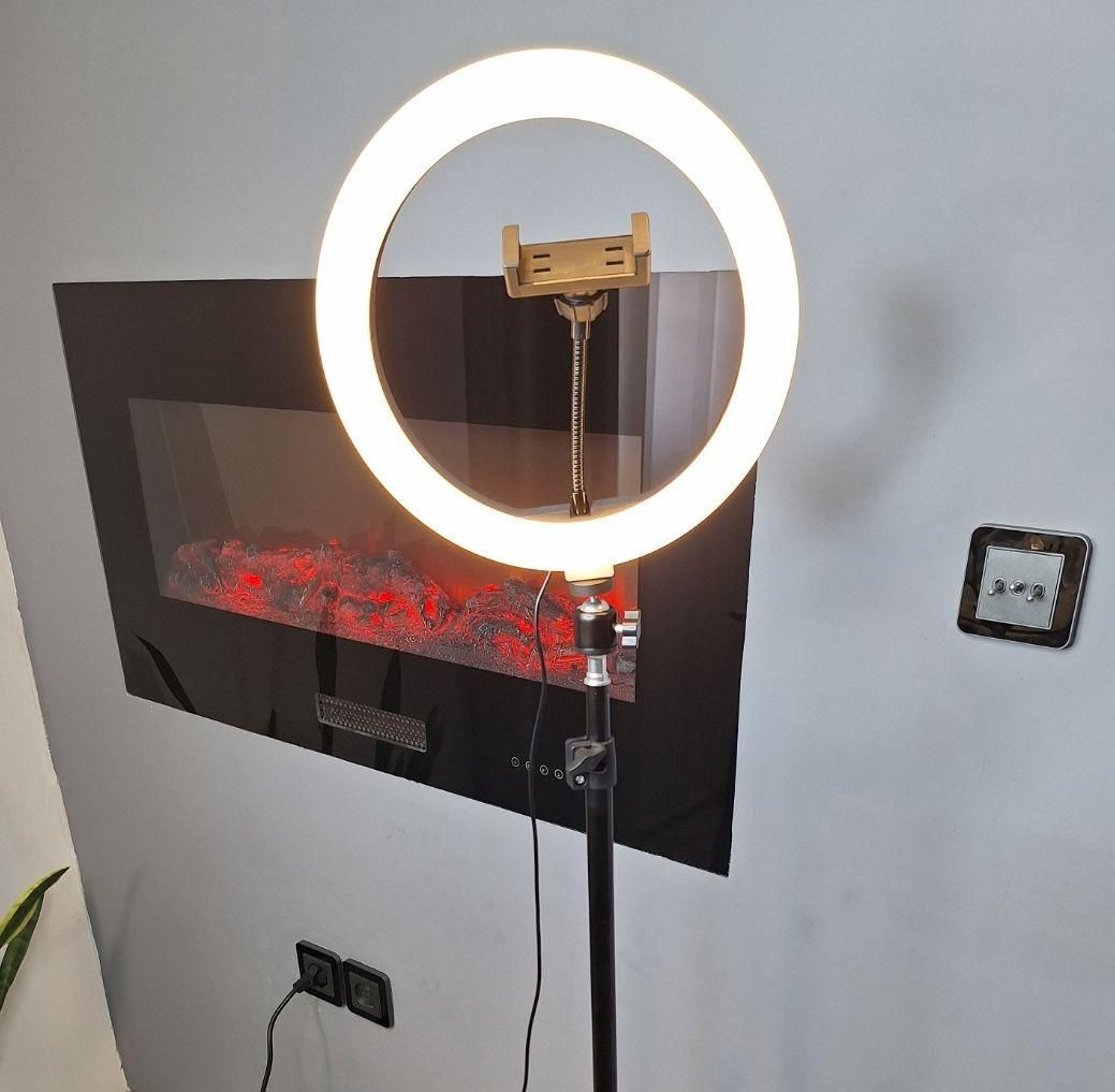 رینگلایت به همراه پایه دونیم متری|دوربین عکاسی و فیلمبرداری|شیراز, جانبازان|دیوار