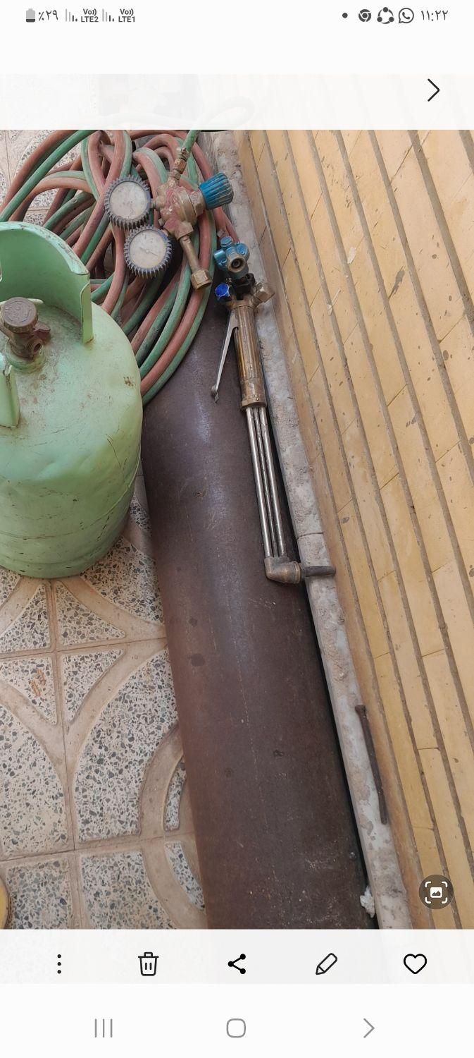 کپسول هوا برش معاوضه با دستگاه جوش و پروفیل بر|ابزارآلات|گلپایگان, |دیوار